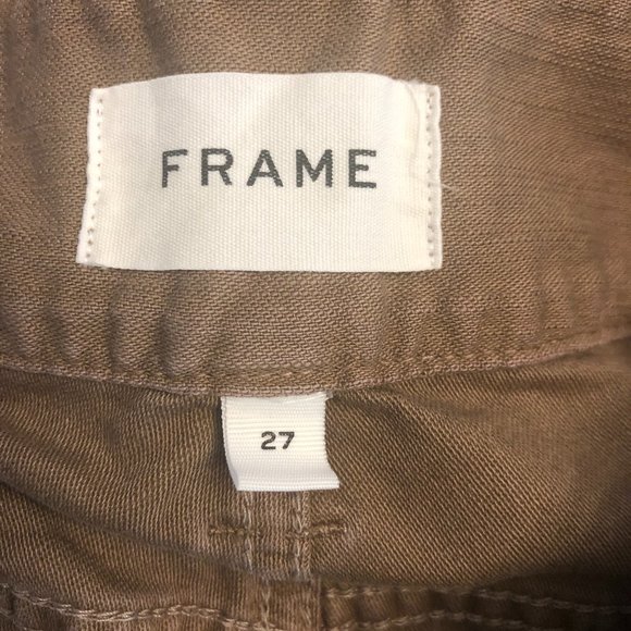 Frame Twisted Utility Pant in Washed Desert - Picture 7 of 10